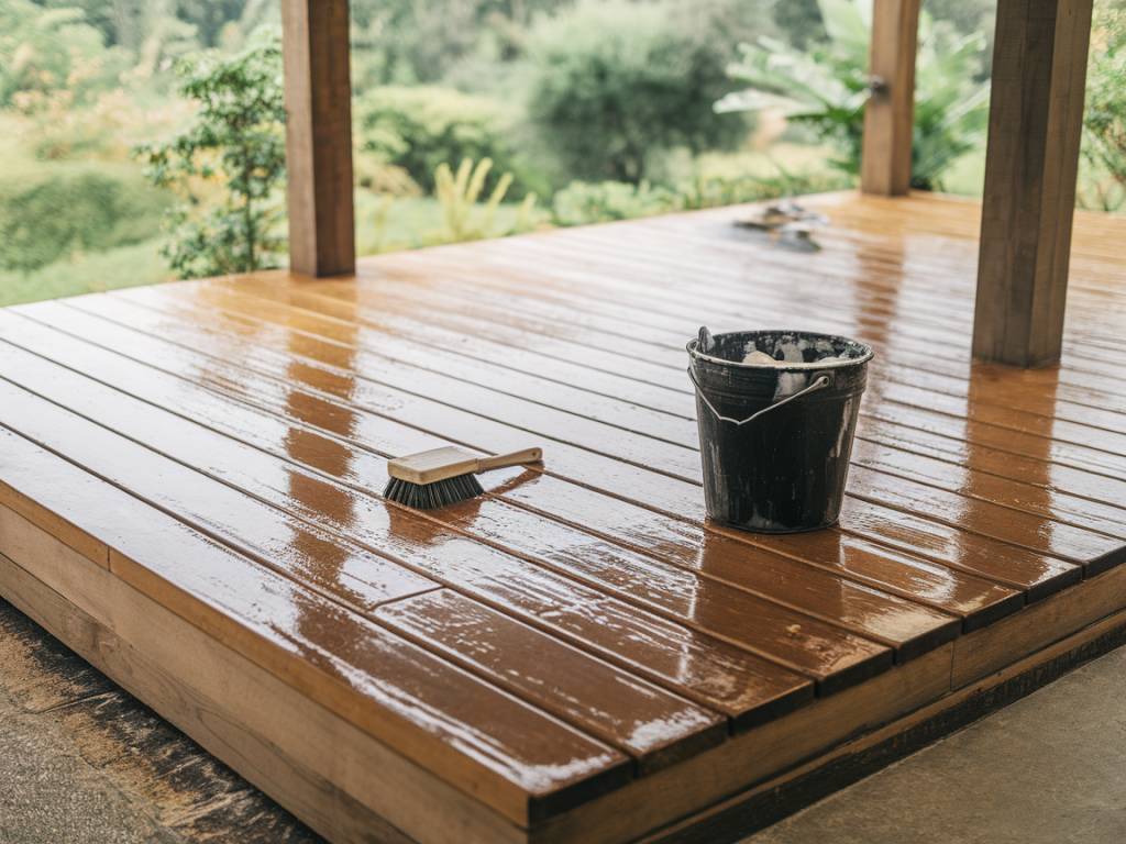 Terrasse en bois : entretien au savon noir étape par étape