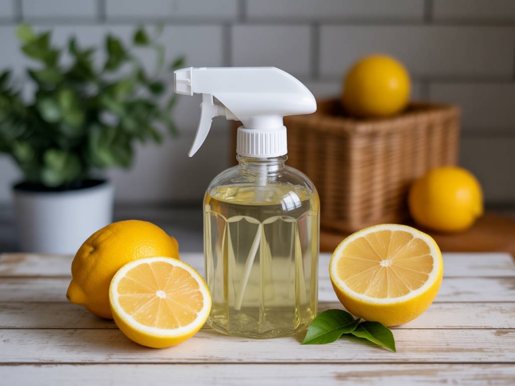 Fabriquer un nettoyant multi-usages maison avec du citron et du vinaigre