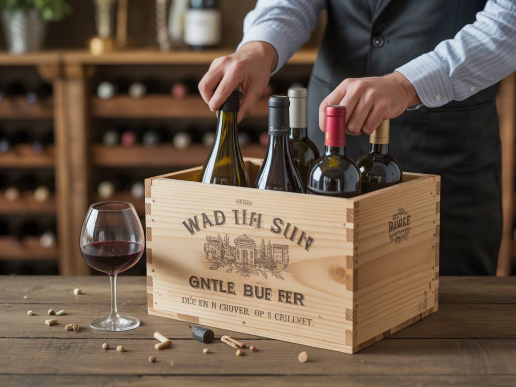Caisse de vin en bois gratuite : où en trouver et comment les réutiliser