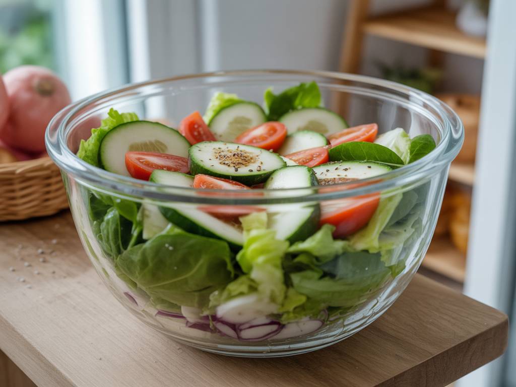 Conservation salade au frigo : éviter le flétrissement et le gaspillage