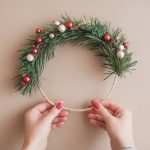 Diy couronne de noël : idées simples à faire soi-même avec peu de matériel