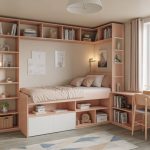 Bibliothèque lit escamotable : idées de rangements malins et conseils pour optimiser un petit espace
