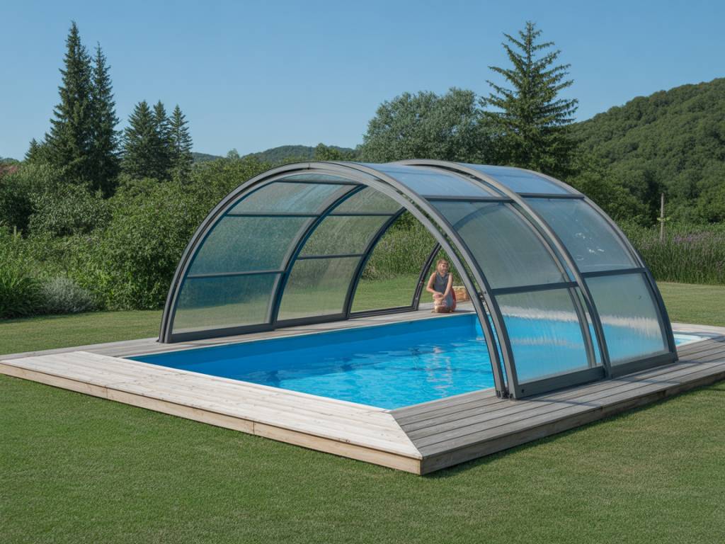 Prix abri piscine bas coulissant : comment choisir un modèle durable et esthétique sans dépasser votre budget