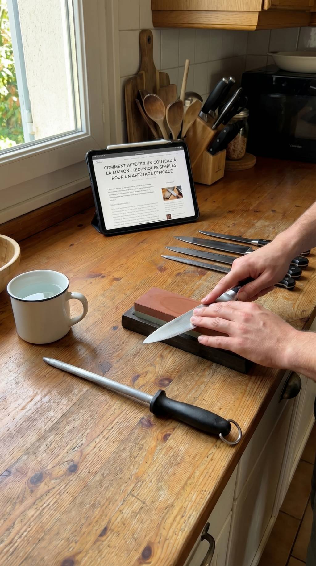 Comment affuter un couteau à la maison ? techniques simples pour un affûtage efficace