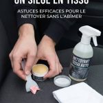 Comment enlever du chewing-gum sur un siège en tissu ? astuces efficaces pour le nettoyer sans l’abîmer
